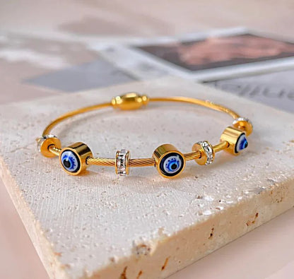 Evil Eye Adjustable Bracelet for Women & Girls