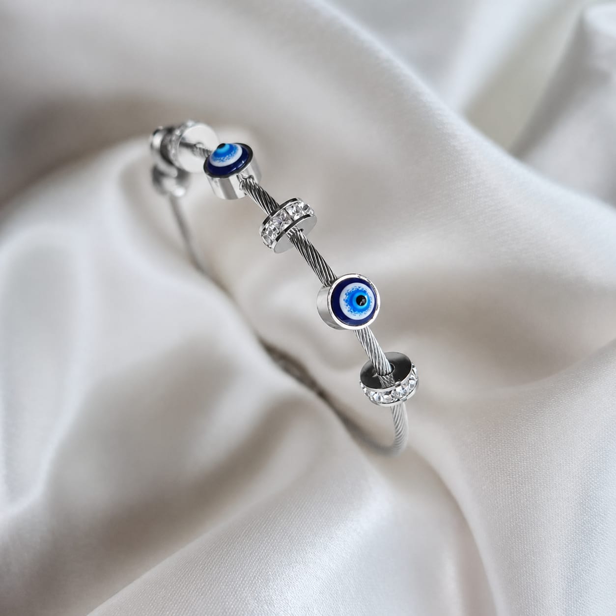 Evil Eye Adjustable Bracelet for Women & Girls