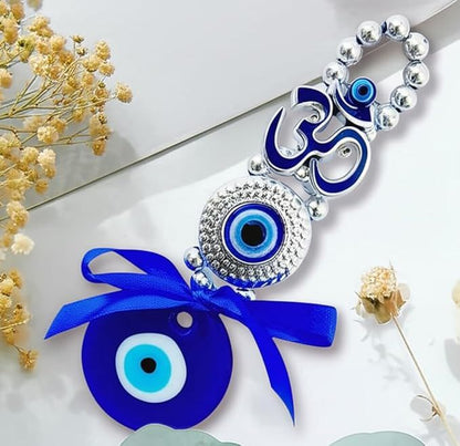 Evil Eye and Om Good Luck Amulet