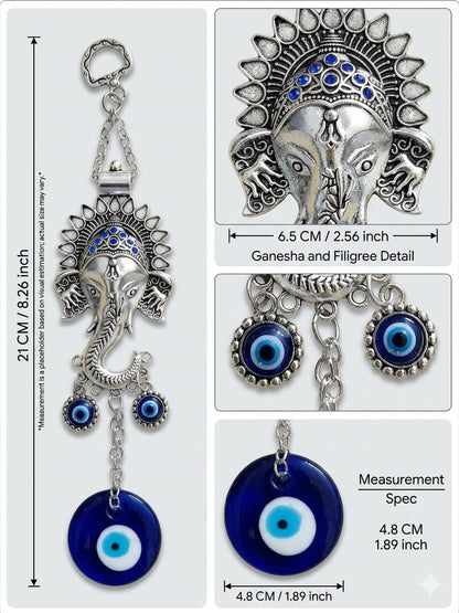 Ganesha Face Evil Eye Hanging